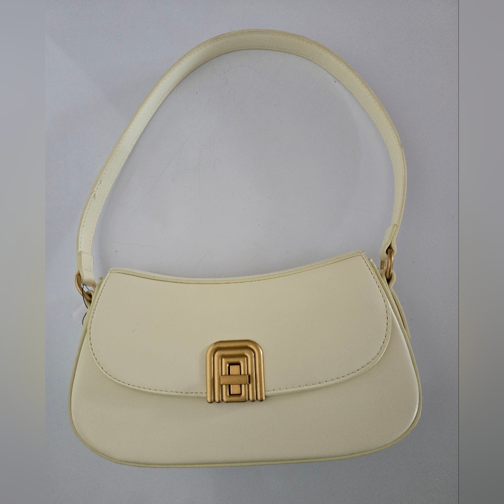 Elegant Cream Shoulder Bag